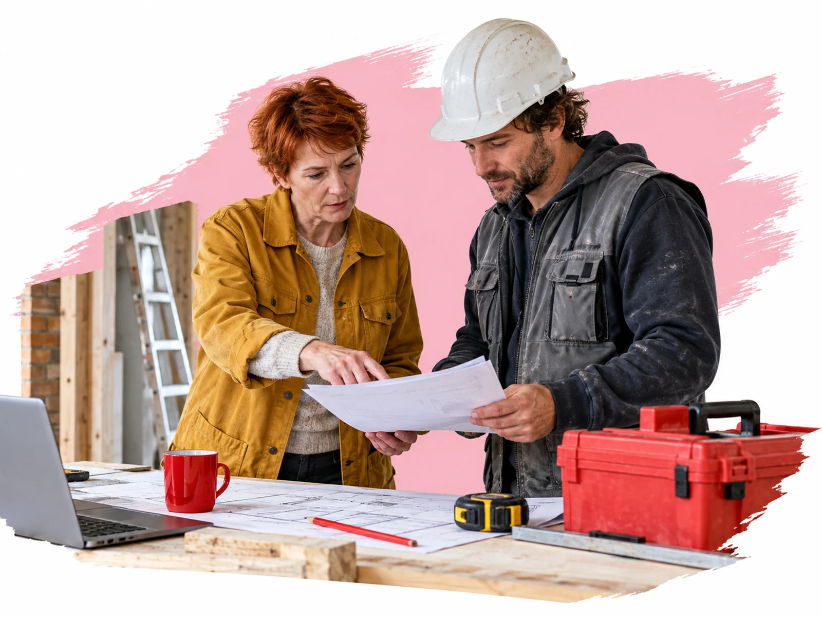 Ondernemers bespreken de feiten rond een arbeidsrelatie.